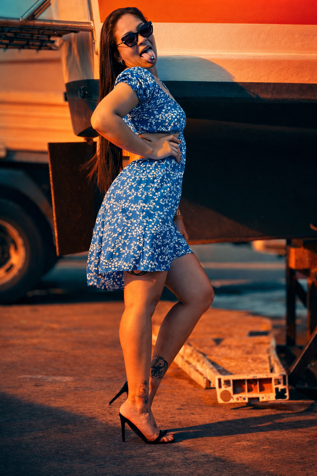 Robe Fleur d’Azur TAILLE UNIQUE